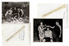 Lot of Twenty 10 x 8 Glossy Photos Featuring Shemp, Most From Three Stooges Films -- Very Good Condition